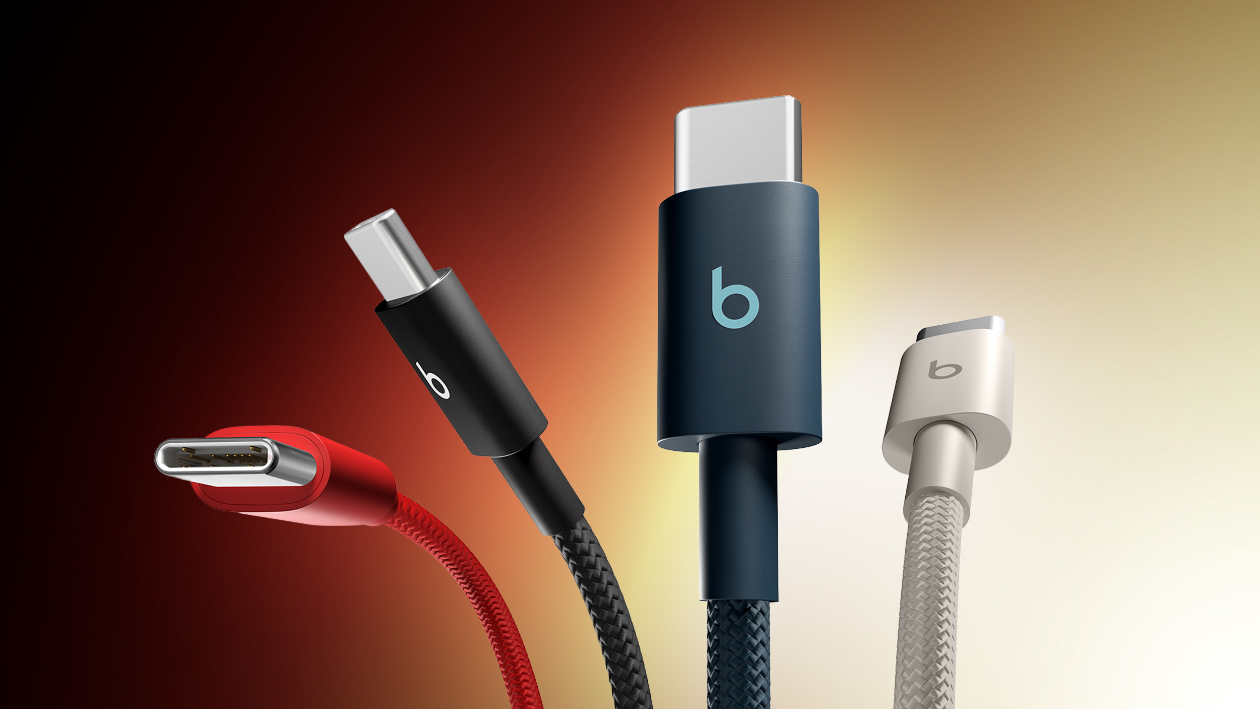 Beats Color Matched Charging Cables Feature